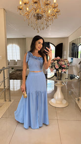 Conjunto Aurea Azul Claro